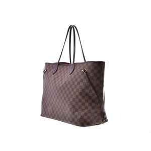 Louis Vuitton Damier Leather Brown Bag Neverfull